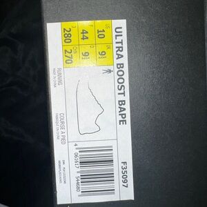 Adidas ultraboost x bape collab.